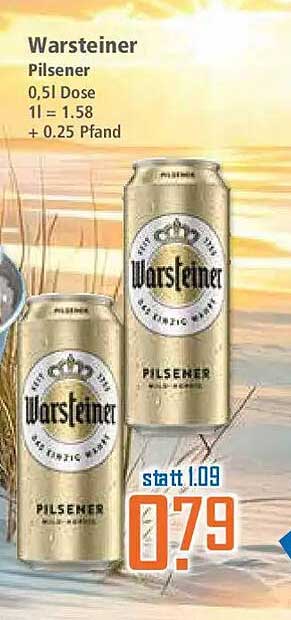 Warsteiner Pilsener 0,5 l Dose