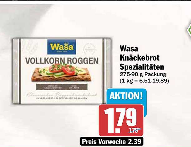 Wasa Knäckebrot Spezialitäten