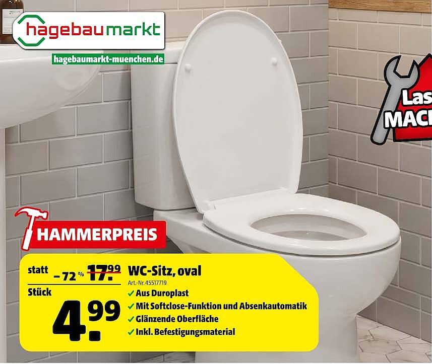 WC-Sitz, oval