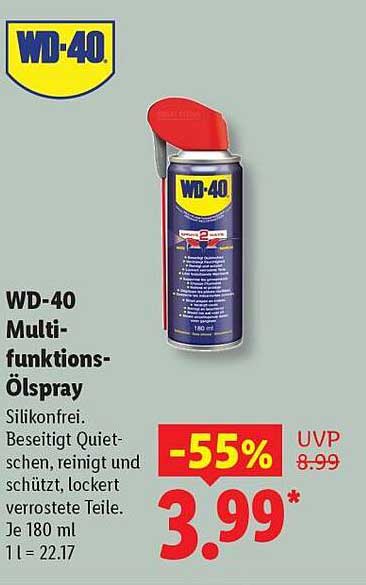 WD-40 Multi-funktions-Ölspray