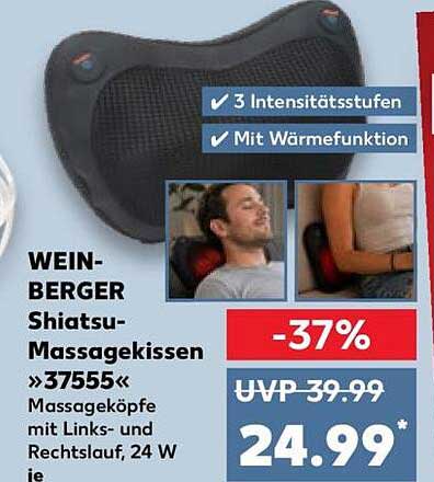 WEIN-BERGER Shiatsu-Massagekissen »3755«