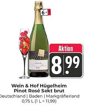 Wein & Hof Hügelheim Pinot Rosé Sekt brut