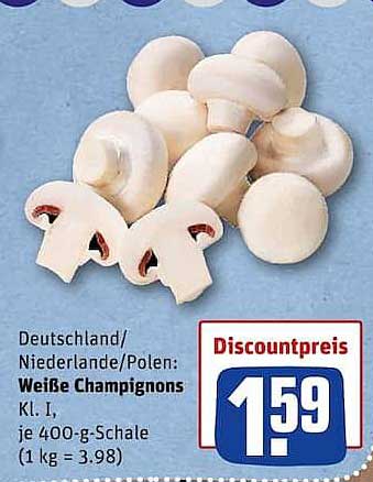 Weiße Champignons