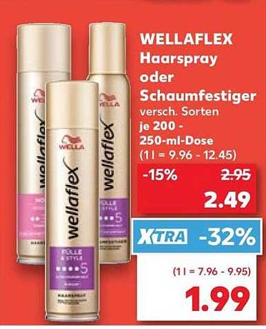WELLAFLEX Haarspray oder Schaumfestiger