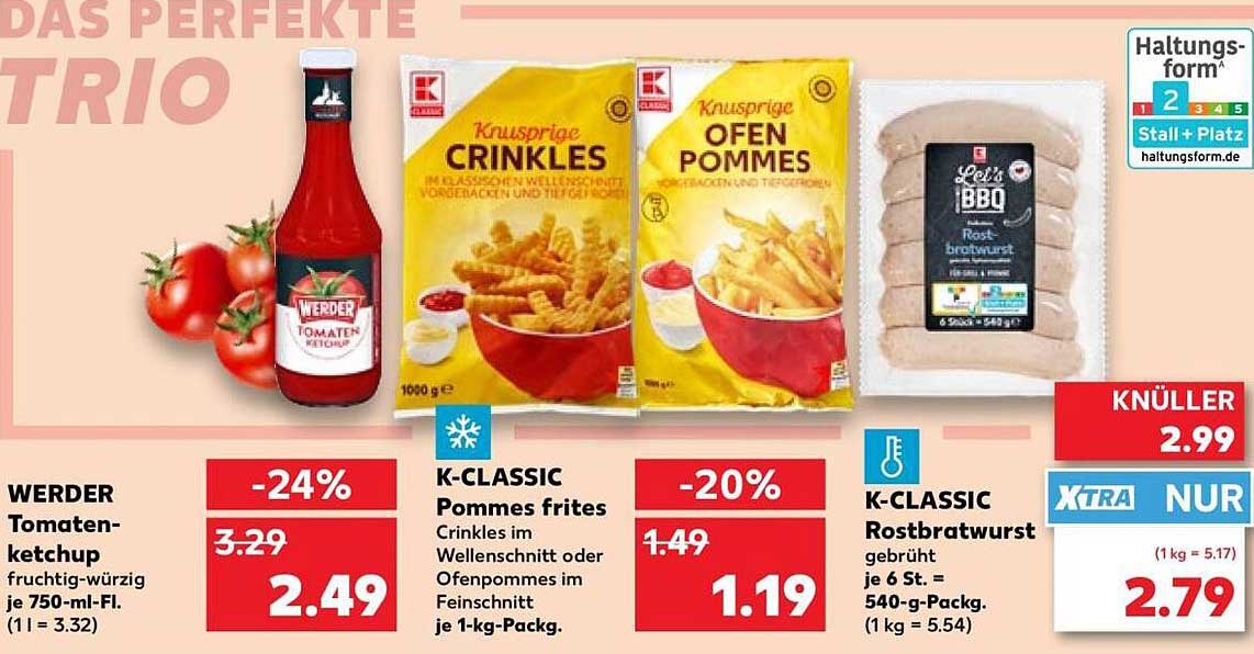 WERDER Tomatenketchup fruchtig-würzig je 750-ml-Fl.