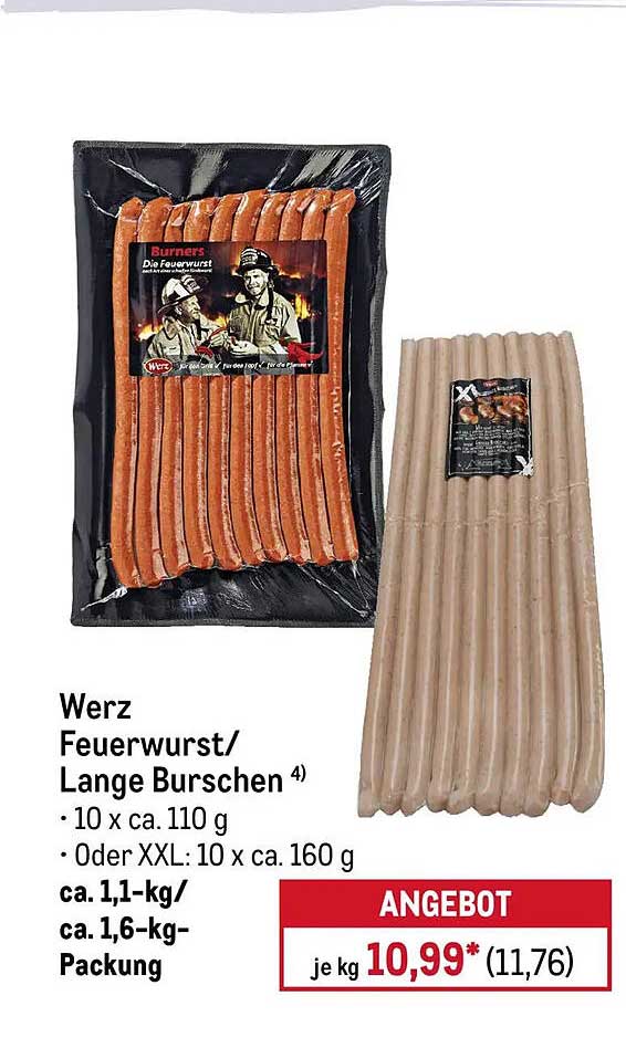 Werz Feuerwurst/ Lange Burschen