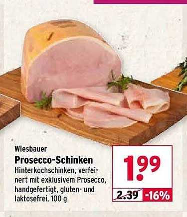 Wiesbauer Prosecco-Schinken
