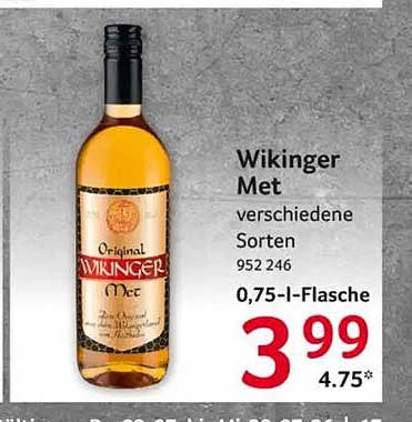 Wikinger Met verschiedene Sorten