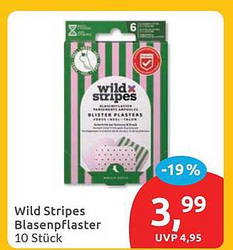 Wild Stripes Blasenpflaster 10 Stück