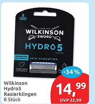 Wilkinson Hydro5 Rasierklingen 8 Stück