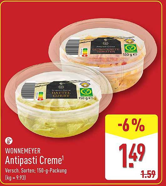 WONNEMEYER Antipasti Creme¹