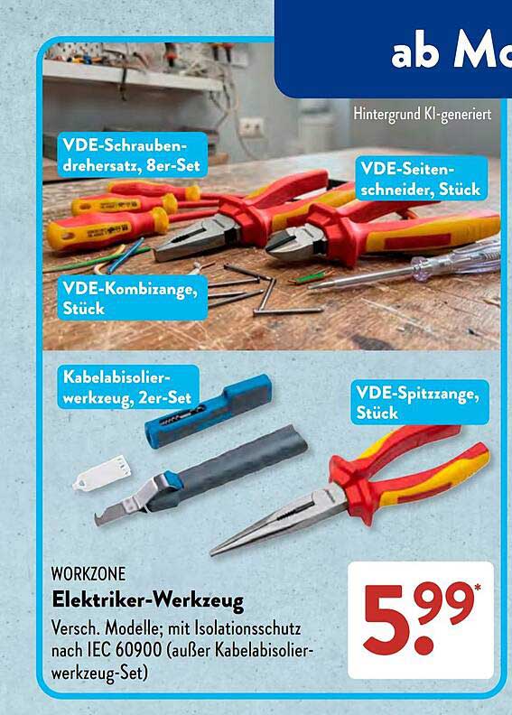 WORKZONE Elektriker-Werkzeug