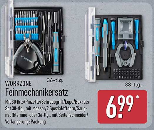 WORKZONE Feinmechanikersatz