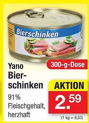 Yano Bier-Schinken