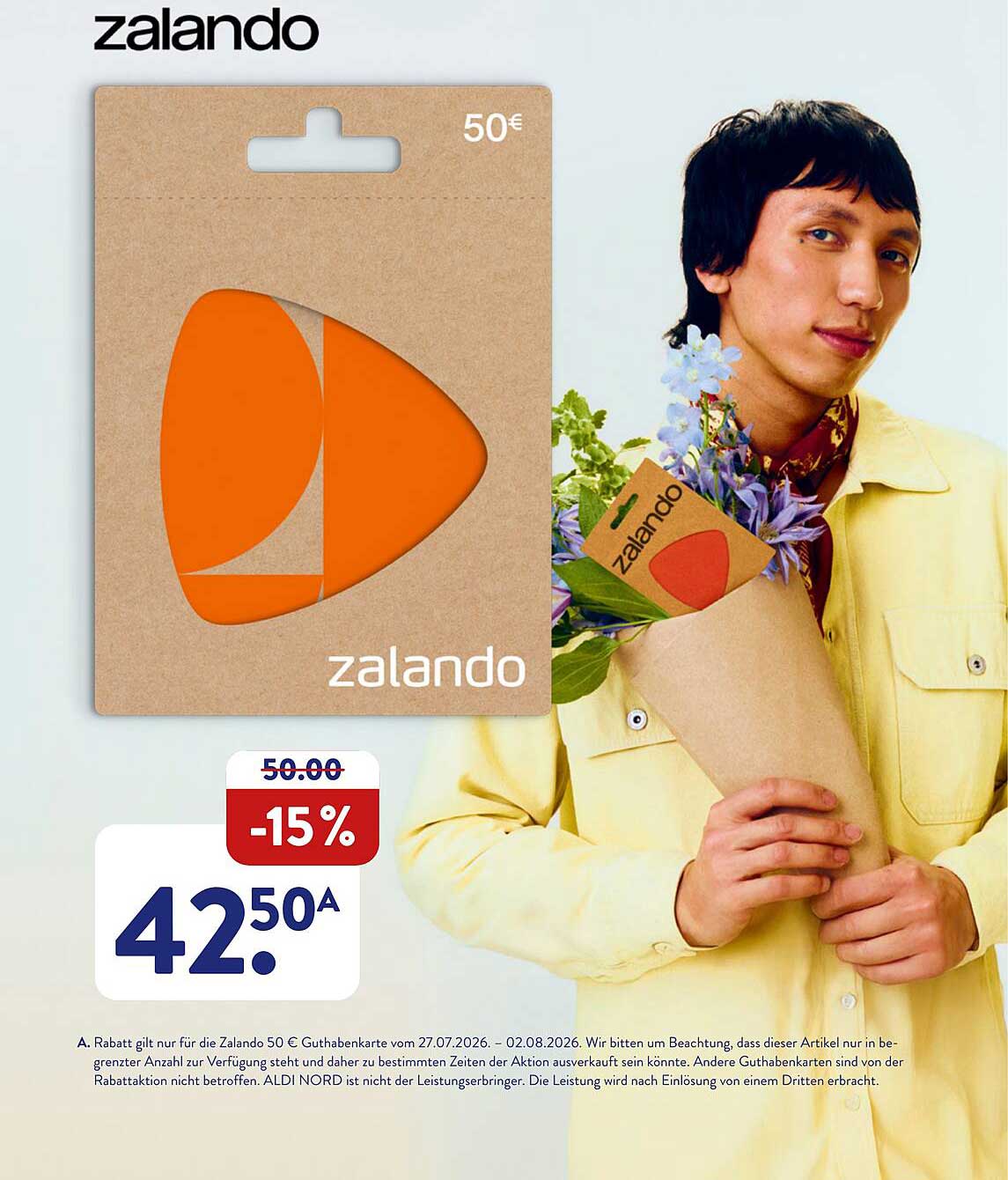 Zalando 50 € Guthabenkarte