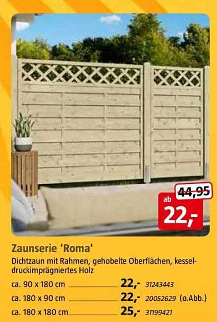 Zaunsserie 'Roma'