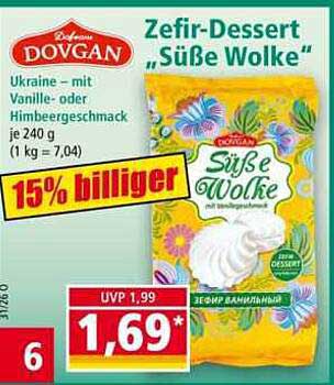 Zefir-Dessert „Süße Wolke“