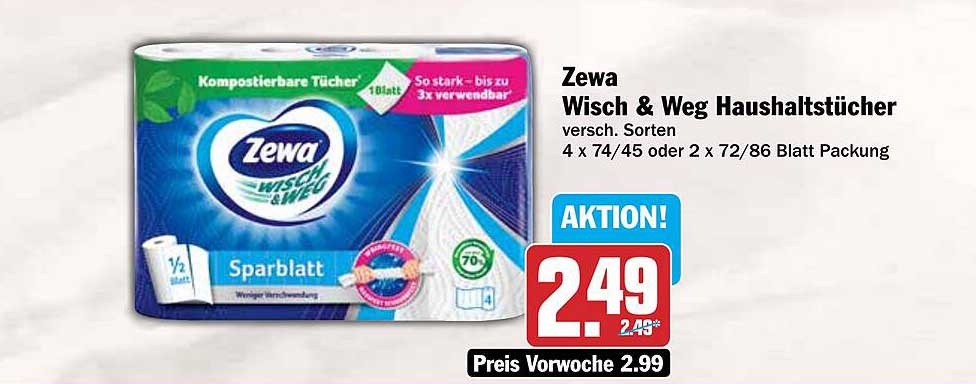 Zewa Wisch & Weg Haushaltstücher