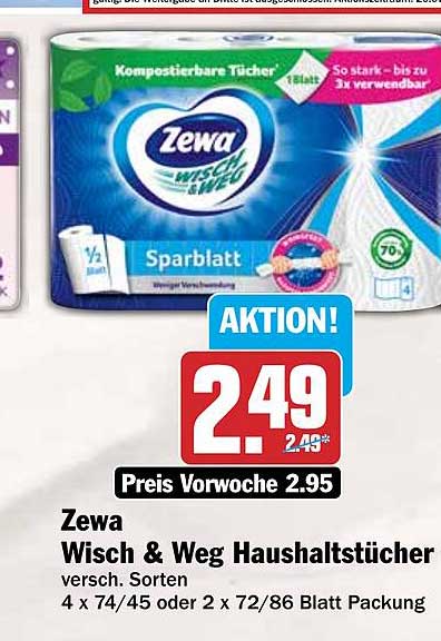 Zewa Wisch & Weg Haushaltstücher