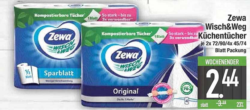 Zewa Wisch&Weg Küchentücher