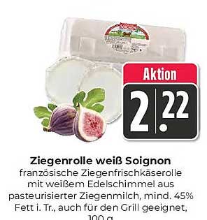 Ziegenrolle weiß Soignon