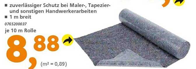zuverlässiger Schutz bei Maler-, Tapezier- und sonstigen Handwerkerarbeiten