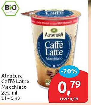 Alnatura Caffè Latte Macchiato 230 ml
