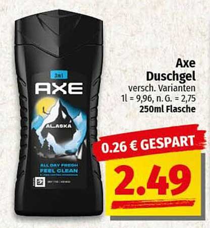 Axe Duschgel Alaska 250ml - 3in1
