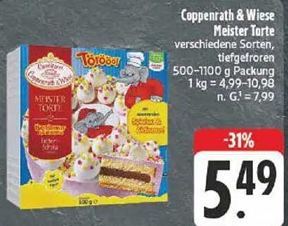 Coppenrath & Wiese Meister Torte verschiedene Sorten, tiefgefroren