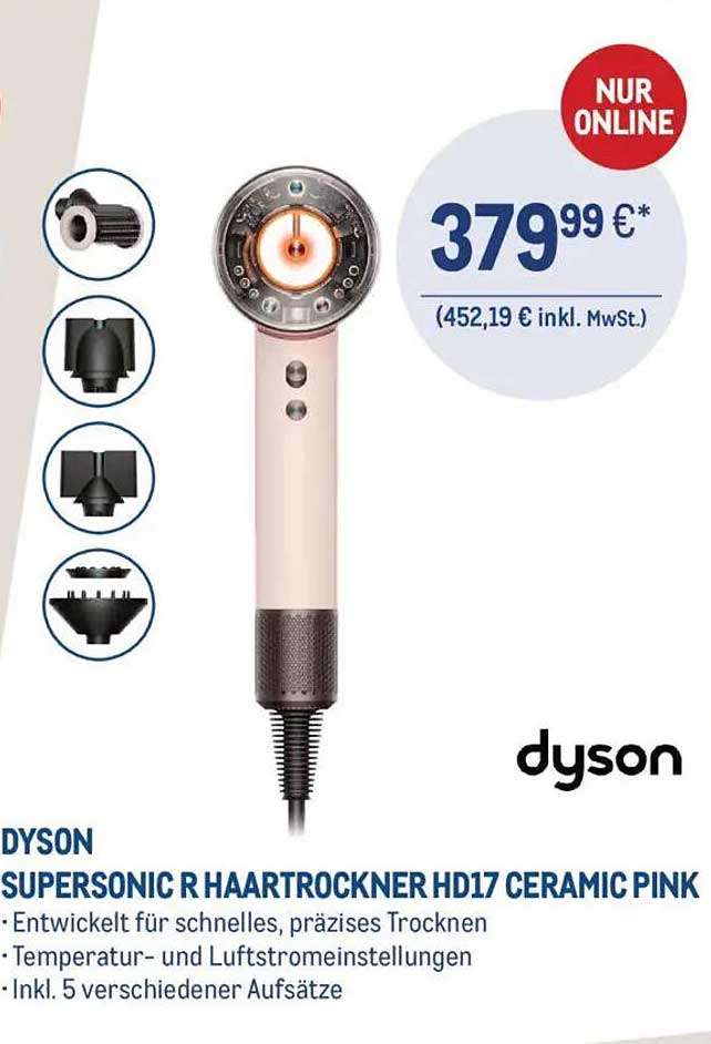 DYSON SUPERSONIC R Haartrockner HD17 Ceramic Pink