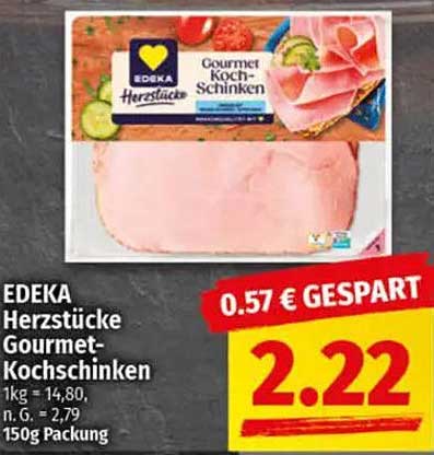 EDEKA Herzstücke Gourmet-Kochschinken