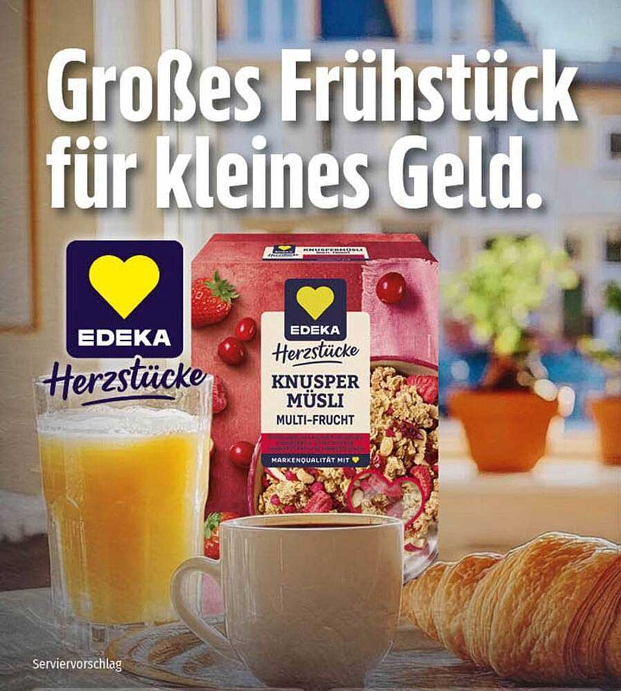 EDEKA Herzstücke Knusper Müsli Multi-Frucht