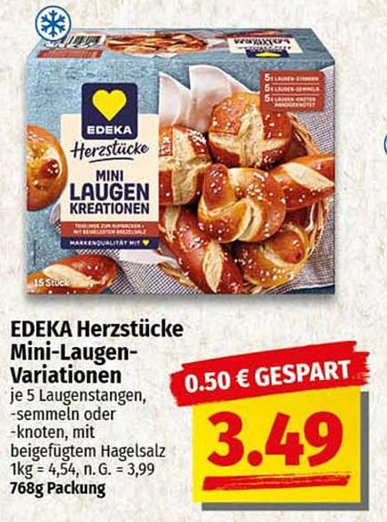 EDEKA Herzstücke Mini-Laugen-Variationen