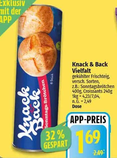 Knack & Back Vielfalt - gekühlter Frischteig