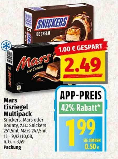 Mars Eisriegel Multipack