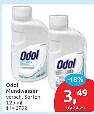 Odol Mundwasser versch. Sorten 125 ml