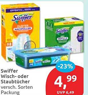 Swiffer Wisch- oder Staubtücher - verschiedene Sorten