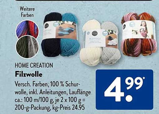 HOME CREATION Filzwolle