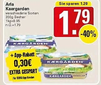 Arla Kærgarden verschiedene Sorten 200g Becher