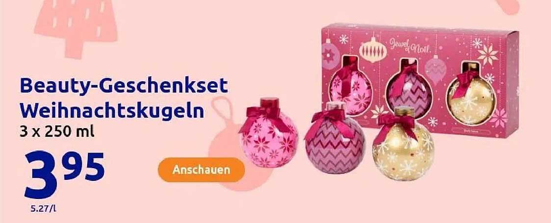 Beauty-Geschenkset Weihnachtskugeln 3 x 250 ml