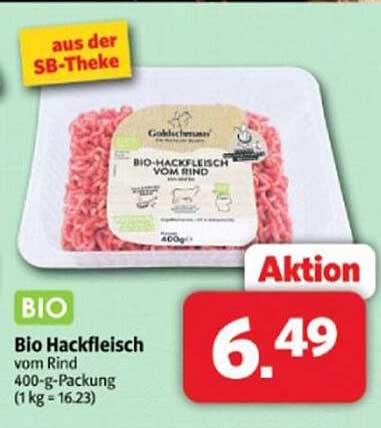 Bio Hackfleisch vom Rind 400-g-Packung