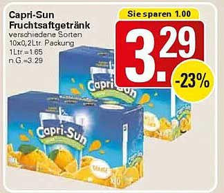 Capri-Sun Fruchtsaftgetränk 10x0,2L