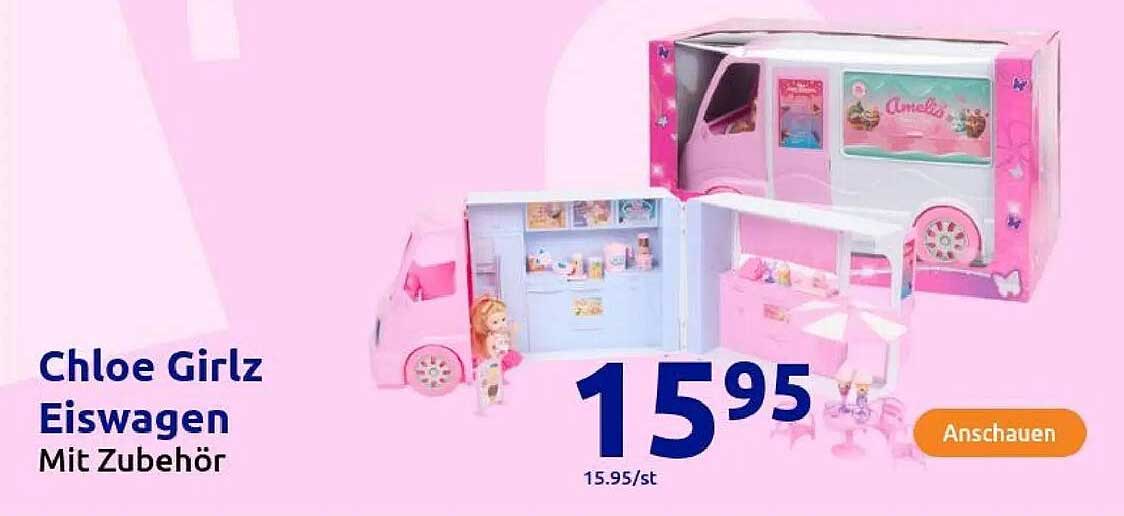 Chloe Girlz Eiswagen mit Zubehör