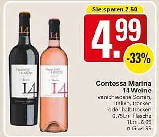 Contessa Marina 14 Weine
