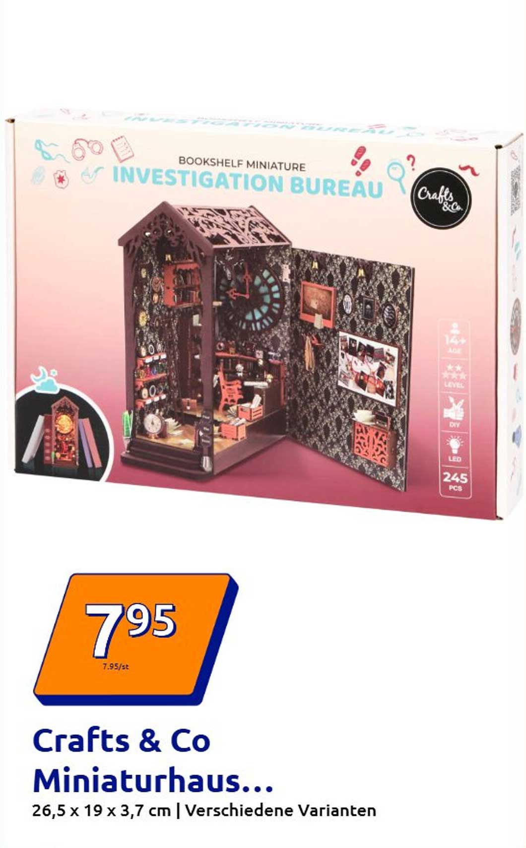 Crafts & Co Miniaturhaus - Investigation Bureau