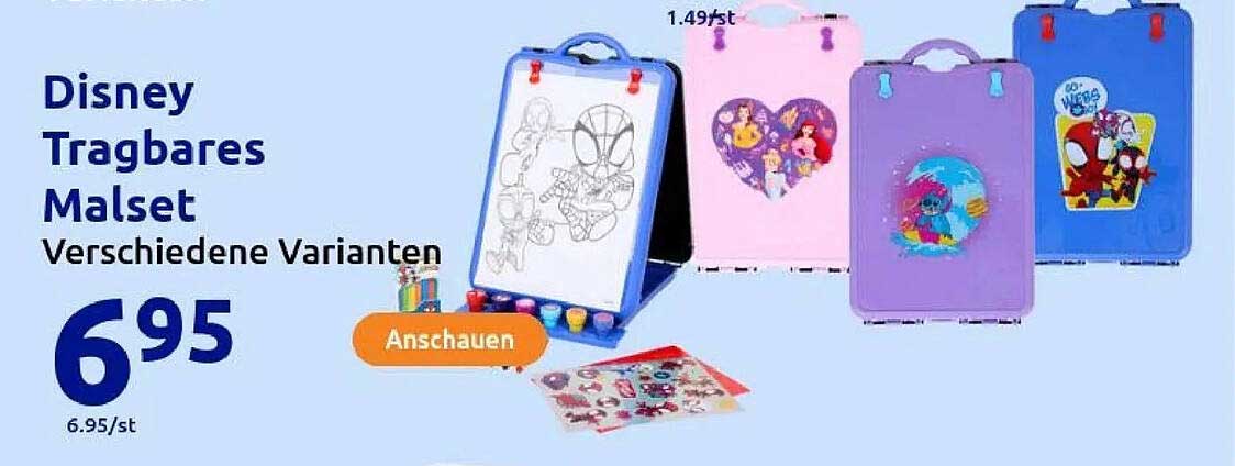 Disney Tragbares Malset - Verschiedene Varianten