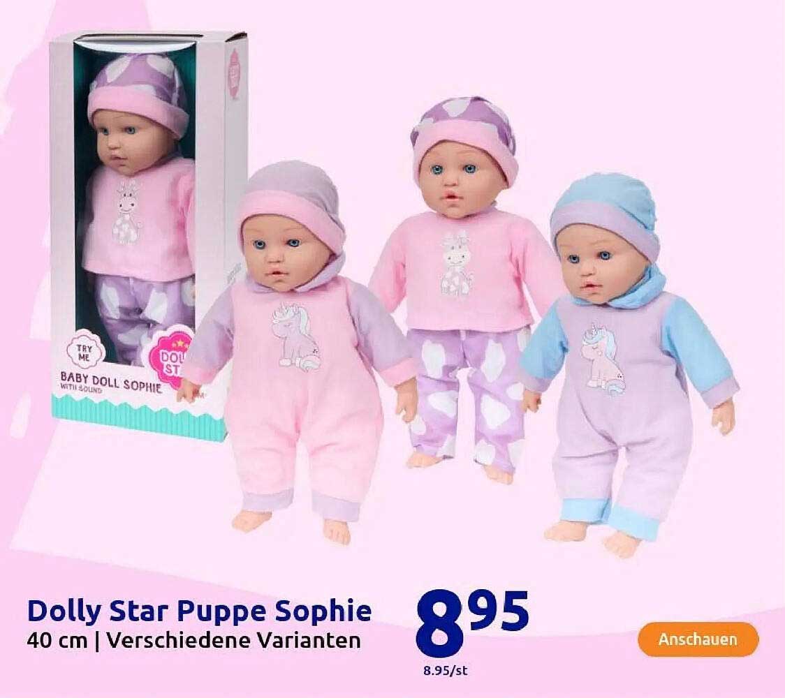 Dolly Star Puppe Sophie 40 cm | Verschiedene Varianten