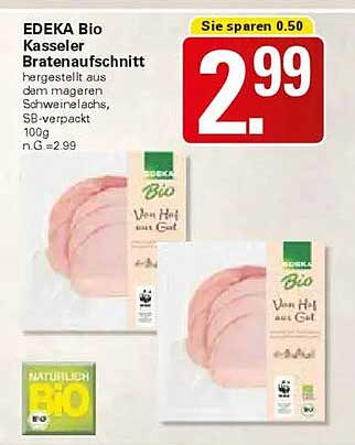 EDEKA Bio Kasseler Bratenaufschnitt