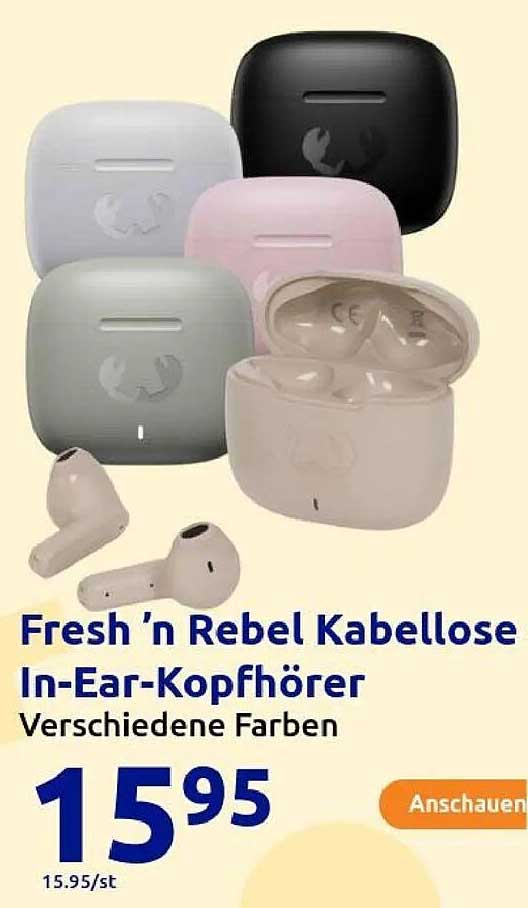 Fresh 'n Rebel Kabellose In-Ear-Kopfhörer - Verschiedene Farben