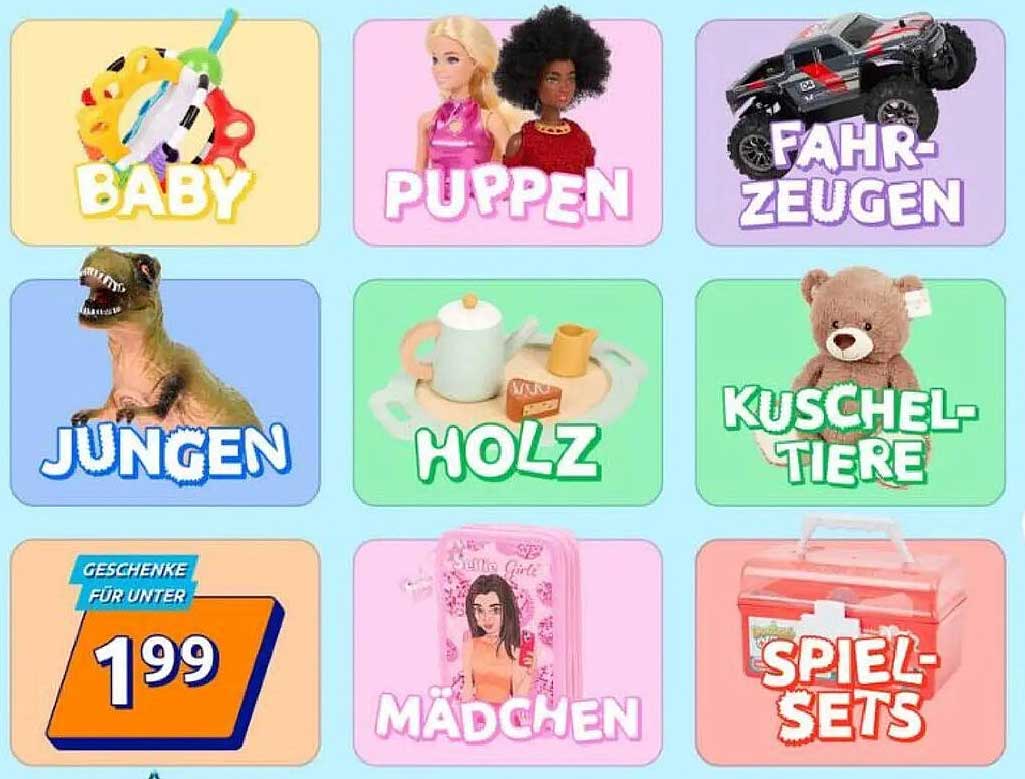 Geschenke für unter 1,99 €